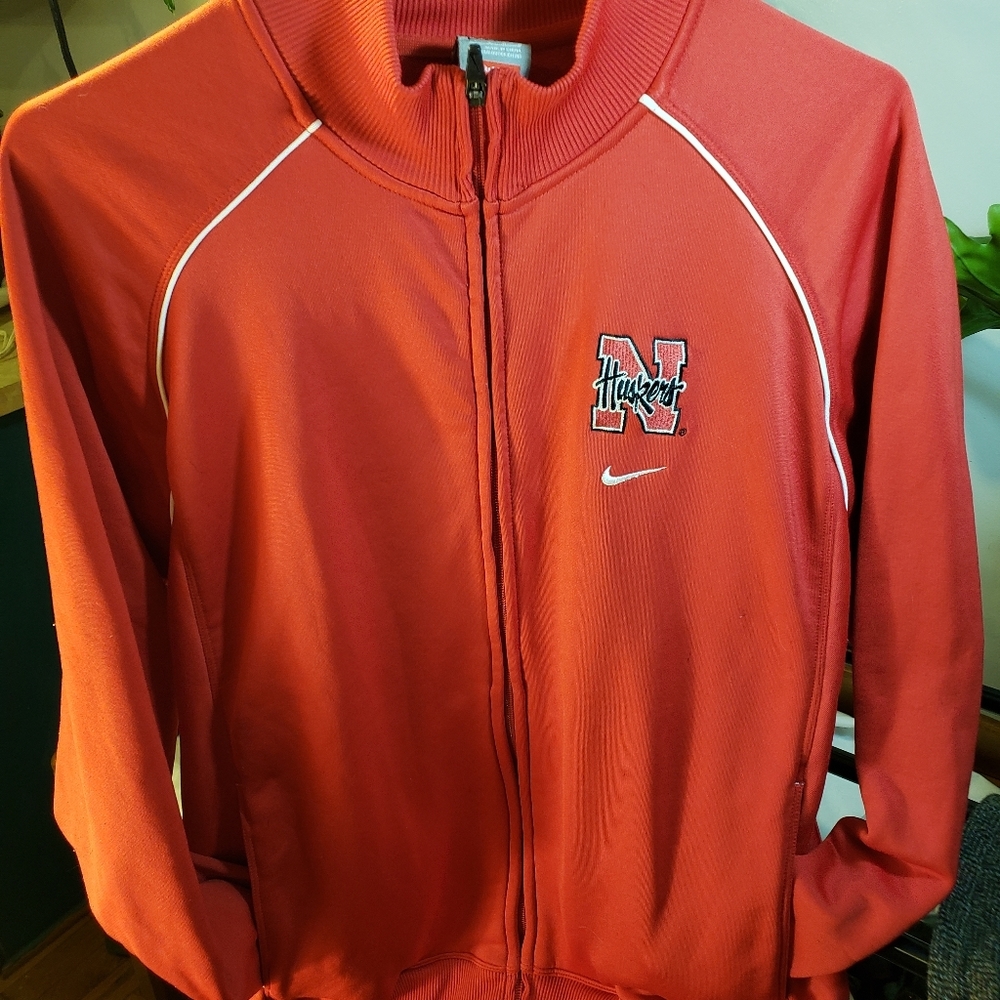 Nebraska Huskers Dry Fit Full Zip Jacket Like New
